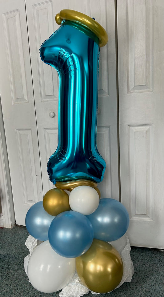 Number Balloon Bouquets